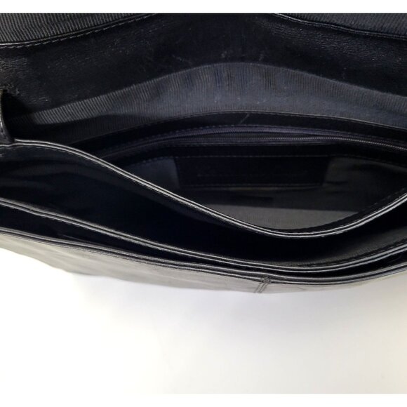 Kenneth Cole New York Black Leather Bag - Picture 3 of 8